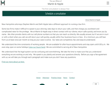 Tablet Screenshot of nhlegalservices.com